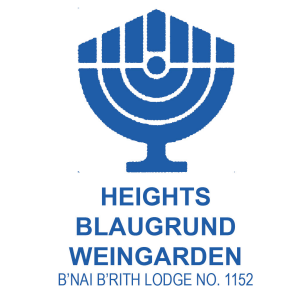 Sponsor Logo for B'nai B'rith Lodge #1152   Heights Blaugrund Weingarden Lodge
