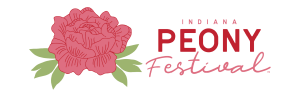 Logo for Indiana Peony Festival