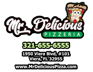 Logo for Mr. Delicious Pizzeria