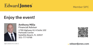 Logo for Edward Jones - Anthony Milla