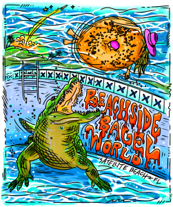 Logo for Beachside Bagel World