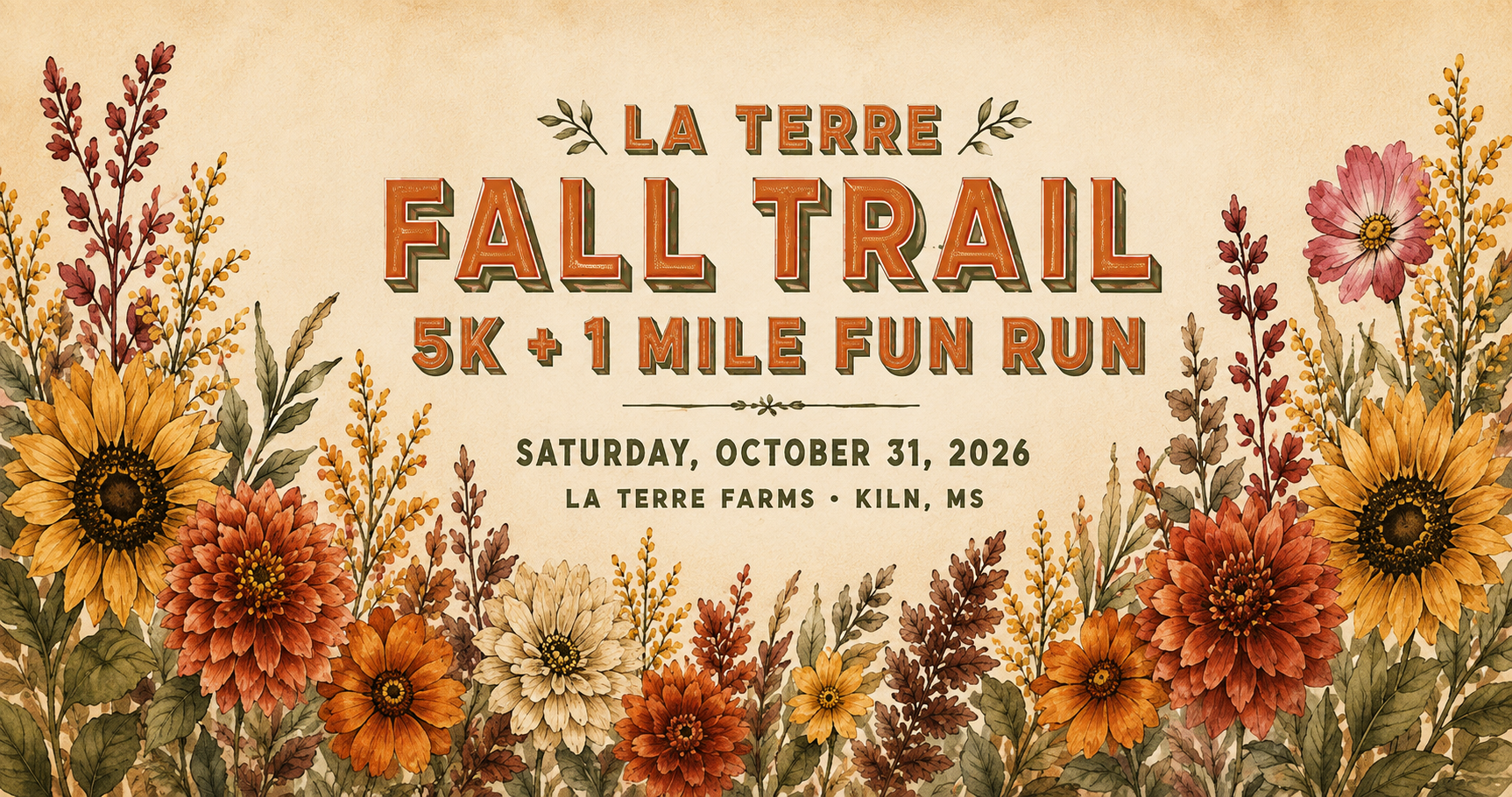 La Terre Farms Fall Trail 5K & 1-Mile Fun Run, photo 2 of 3