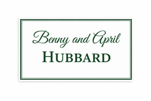 Sponsor Logo for Benny and April Hubbard