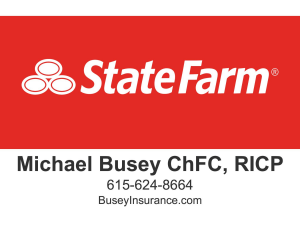 Sponsor Logo for MIchael Busey State Farm