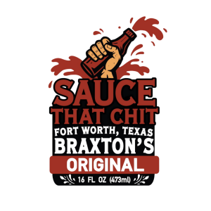 Sponsor Logo for Braxton's BBQ Sauce that Chit