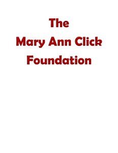 Sponsor Logo for The Mary Ann Click Foundation
