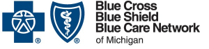 Logo for Blue Cross Blue Shield of Michigan