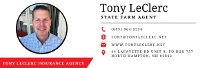 Sponsor Logo for Tony LeClerc, State Farm