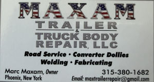Sponsor Logo for Maxam Trailer & Truck Body Repair LLC