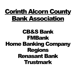 Sponsor Logo for Corinth Alcorn County Bank Association