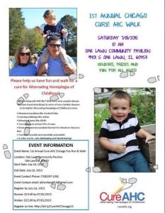 1st Annual Cure AHC Chicago Fun Run & Walk