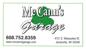 Sponsor Logo for McCann's Garage
