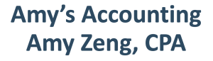 Sponsor Logo for Amy's Accounting, Amy Zeng, CPA