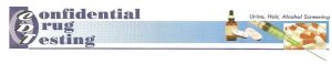 Sponsor Logo for CONFIDENTAL DRUG TESTING