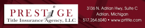 Sponsor Logo for Prestige Title Insurance Agency