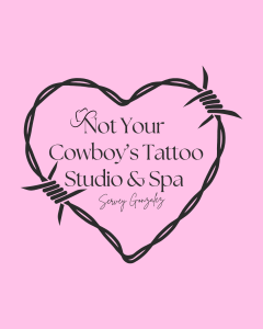 Sponsor Logo for Not Your Cowboy’s Tattoo Studio & Spa