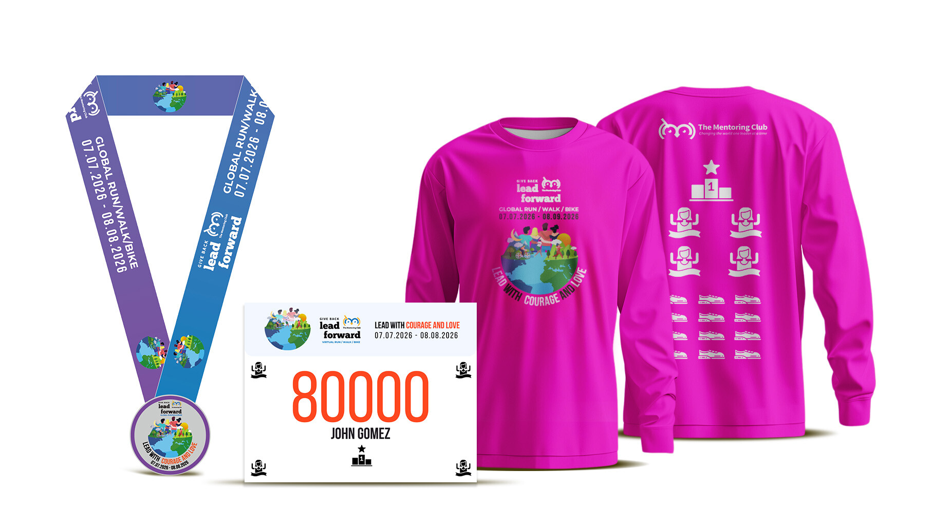 Lead 参加券 Give Back Lead Forward Global Run/Walk/Bike 2026