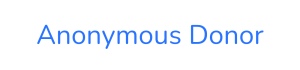 Sponsor Logo for Anonymous Donor