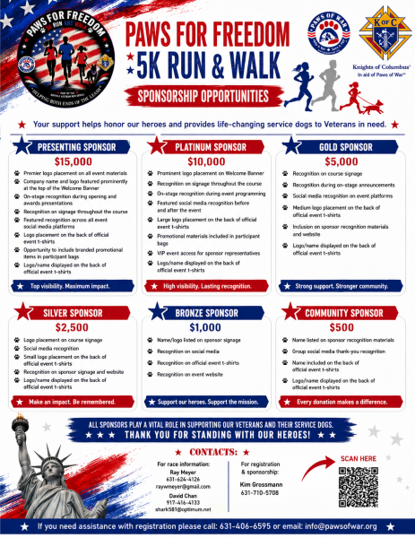 Paws for Freedom 5k Run & Walk, photo 6 of 8