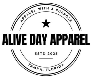 Sponsor Logo for Alive Day Apparel
