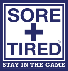 Sponsor Logo for Sore+Tired