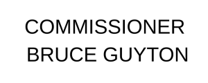 Logo for Commissioner Bruce Guyton
