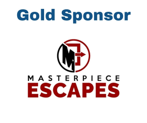 Sponsor Logo for Masterpiece Escapes
