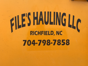 Logo for File's Hauling LLC