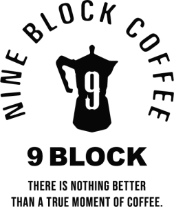 Logo for NINE BLOCK COFFEE