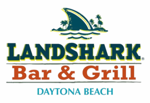 Sponsor Logo for Land Shark Bar and Grill, Daytona Beach.
