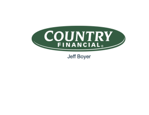 Sponsor Logo for Jeff Boyer Country Financial
