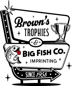 Sponsor Logo for Brown's Trophies & Big Fish Co - St. Pete