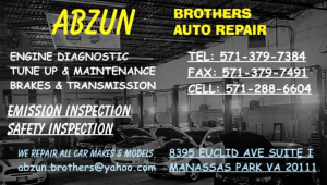 Sponsor Logo for Abzun Brothers Auto Repair