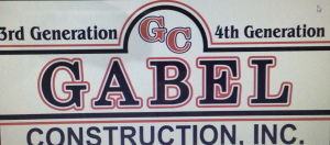 Sponsor Logo for Gabel Construction, Inc.