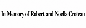 Sponsor Logo for In Memory of Robert and Noella Croteau