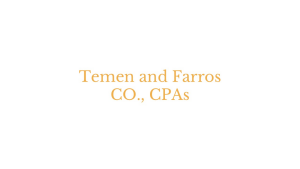 Logo for Temen & Farros Co., CPA's