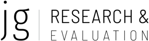 Logo for JG Research and Evaluation