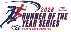 Sponsor Logo for Chautauqua Striders 2026 Runner of the Year Series