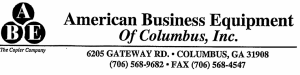 Sponsor Logo for American Business Equipment