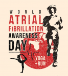 World Afib Awareness Day Yoga and Run