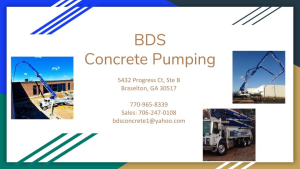 Sponsor Logo for BDS Concrete Pumping