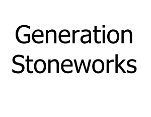 Sponsor Logo for Generation Stoneworks