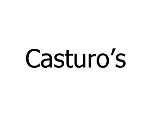 Sponsor Logo for Casturo's