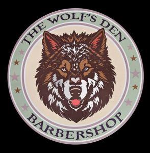 Sponsor Logo for The Wolf’s Den Barbershop