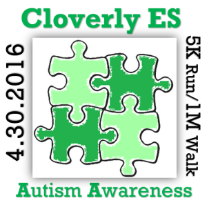 Cloverly ES Autism Awareness 5K Run/ 1M or 1K Walk & Resource Fair