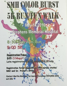 SMH Color Burst 5K/Fun Run