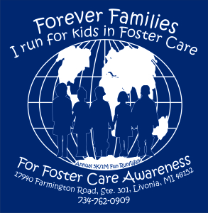 Forever Families Foster Care Awareness 5K run/1M walk