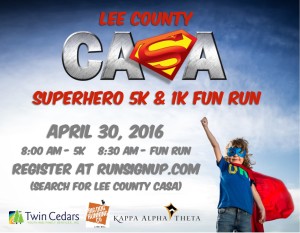 Lee County CASA Superhero 5K/1K