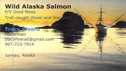 Partner Logo for Wild Alaska Salmon by Tracy Rivera