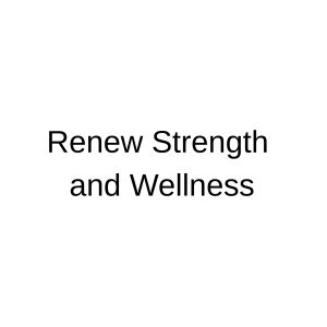 Sponsor Logo for Renew Strength and Wellness